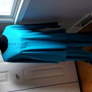Blair long sleeve pajama set in teal. Large. NWT